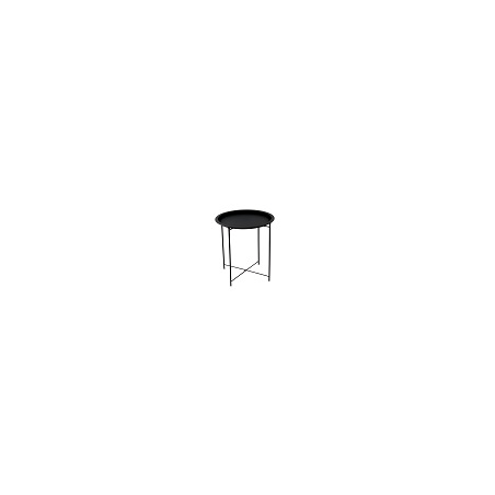 Stolik metalowy TAB-160B, czarny