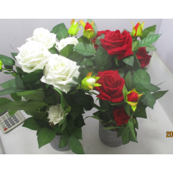 Sztuczna róża 13cm x 56cm