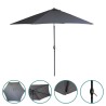 Parasol ogrodowy H23003P